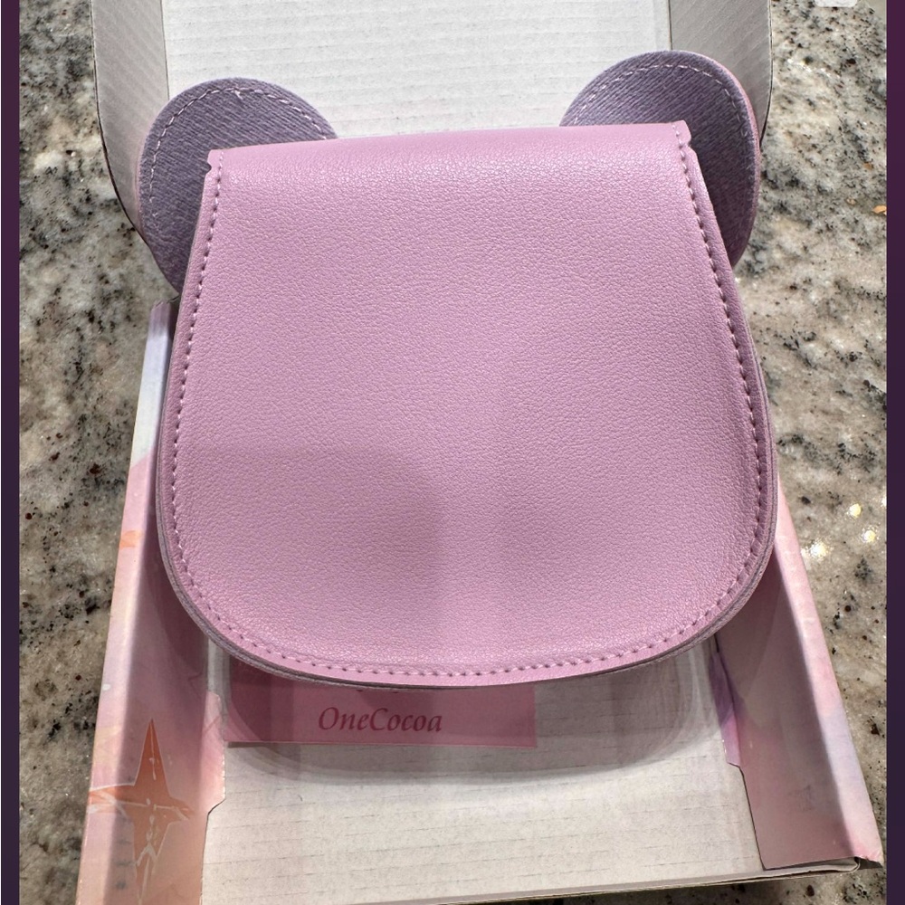 To my princess toddler purse Light Blue Dress with Purple Bow Bag - Picture 3 of 6